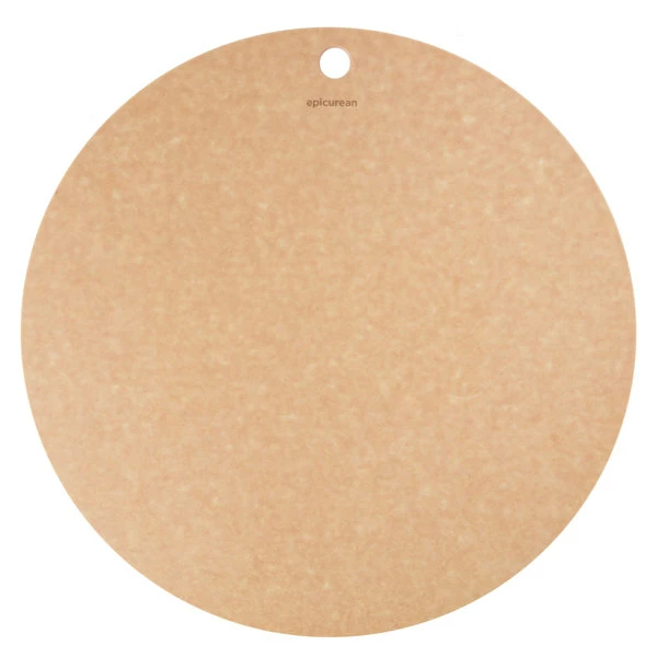 Epicurean 429-001601 16" Natural Richlite Wood Fiber Round Pizza Board - Image 2