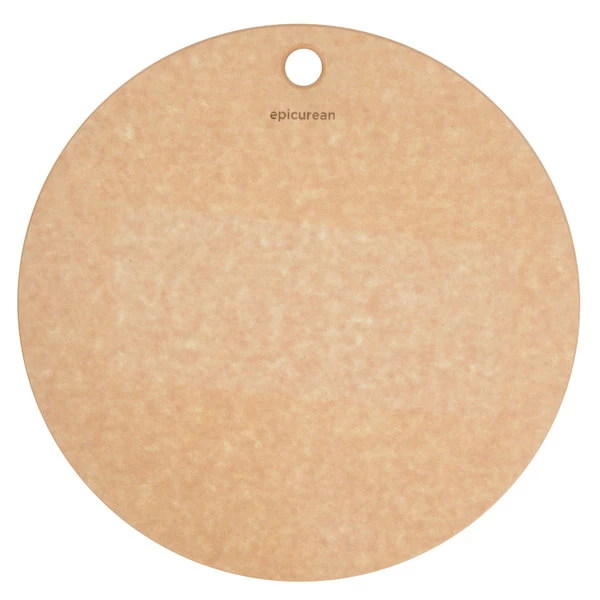 Epicurean 429-001201 12" Natural Richlite Wood Fiber Round Pizza Board - Image 2