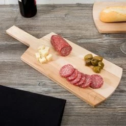 American Metalcraft MSB3 12 1/2" X 6 1/2" Wood Serving Peel