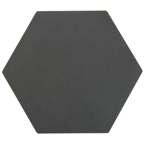 Epicurean 020-1311HEX02 13" X 11 1/4" X 1/4" Slate Richlite Wood Fiber Hexagon Cutting And Serving Board - Image 2