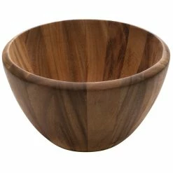 Fox Run 28357 12" Acacia Wood Tall Salad Bowl