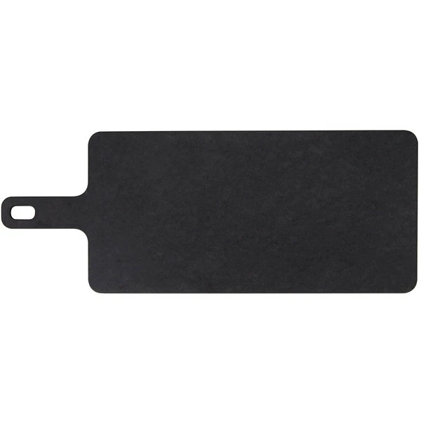 Epicurean 429-197502 19" X 7 1/2" X 1/4" Slate Richlite Wood Fiber Cutting And Serving Board With 9" Handle