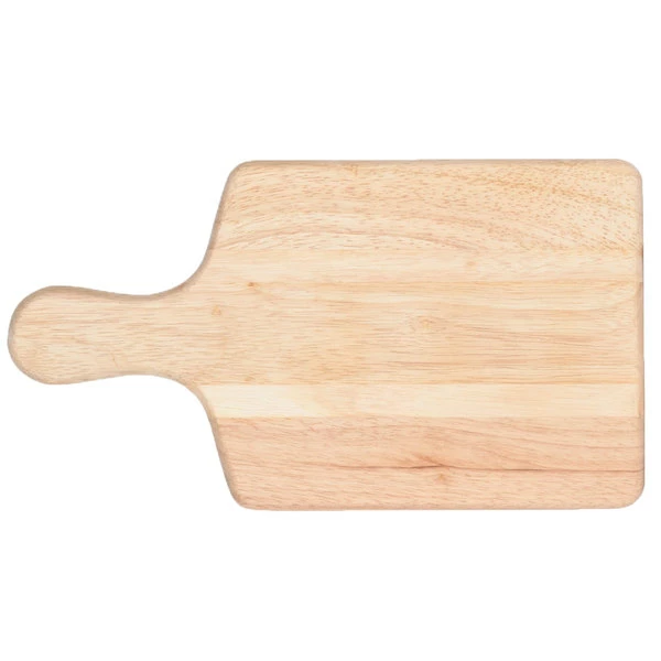 Tablecraft 79 13" X 7 3/4" X 3/4" Wooden Bread / Charcuterie Board - Image 2