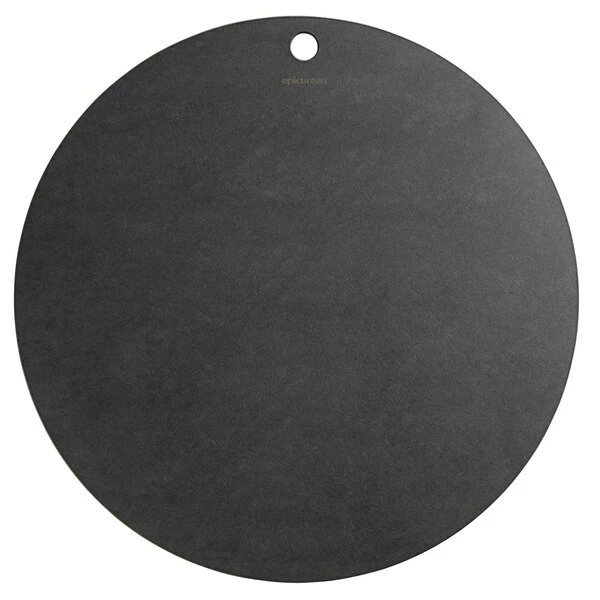 Epicurean 429-001602 16" Slate Richlite Wood Fiber Round Pizza Board - Image 2