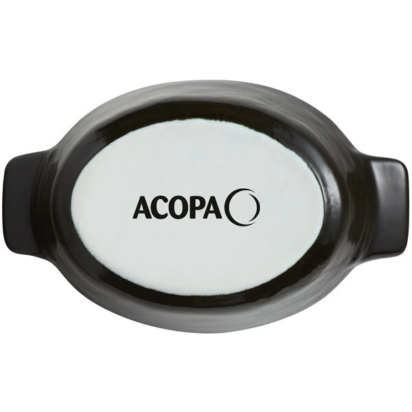 Acopa Keystone 4 Oz. Caldera Stoneware Mini Rarebit Dish - 48/Case - Image 3