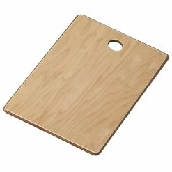 American Metalcraft MBSB11 11" X 7" Rectangular Maple Pressed Wood Serving Board