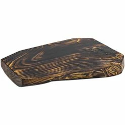 Front Of The House SPT047DWW20 ROOT 12" X 9" Carbon Wood Serving Board - 2/Case