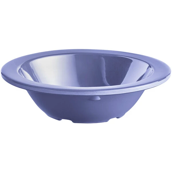Acopa Foundations 4 Oz. Purple Narrow Rim Melamine Fruit Dish - 12/Case - Image 2