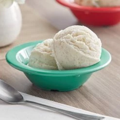 Acopa Foundations 4 Oz. Green Narrow Rim Melamine Fruit Dish - 12/Case