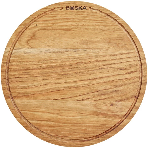 Boska USA Corp Boska Friends 11 1/2" Medium Round European Oak Serving Board - Image 2