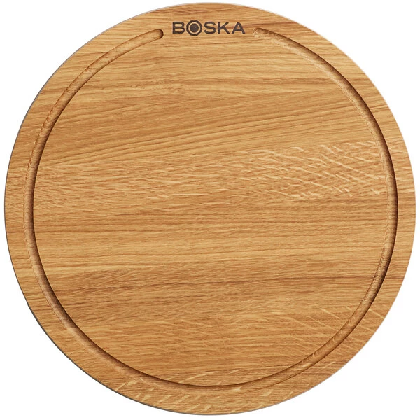Boska USA Corp Boska Friends 9 1/2" Small Round European Oak Serving Board - Image 2