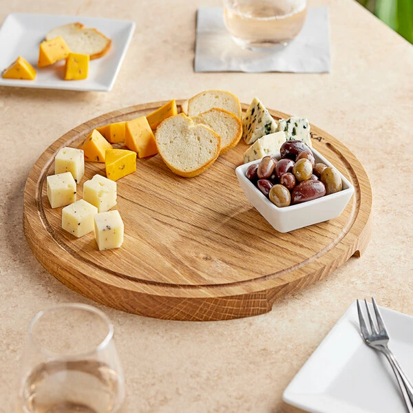 Boska USA Corp Boska Friends 11 1/2" Medium Round European Oak Serving Board