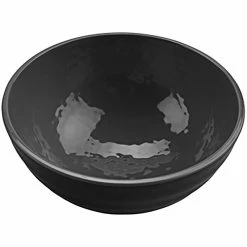 GET Enterprises GET Roca Glazed 32 Oz. Gray Melamine Ramen Bowl - 12/Case