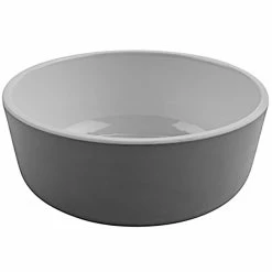 GET Enterprises GET Roca Glazed 15 Oz. White Melamine Soup / Salad Bowl - 24/Case