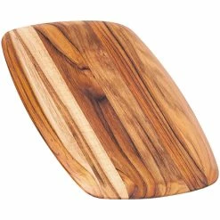 Teakhaus Elegant 12" X 8" X 1/2" Teakwood Serving Board With Rounded Edge