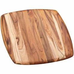 Teakhaus Elegant 12" X 12" X 1/2" Teakwood Serving Board With Rounded Edge