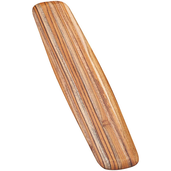 Teakhaus Elegant 23" X 5" X 1/2" Teakwood Long Serving Board With Rounded Edge