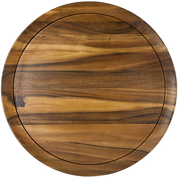 RAK Porcelain Ivoris B.Concept 25 13/16" Wood Round Tray