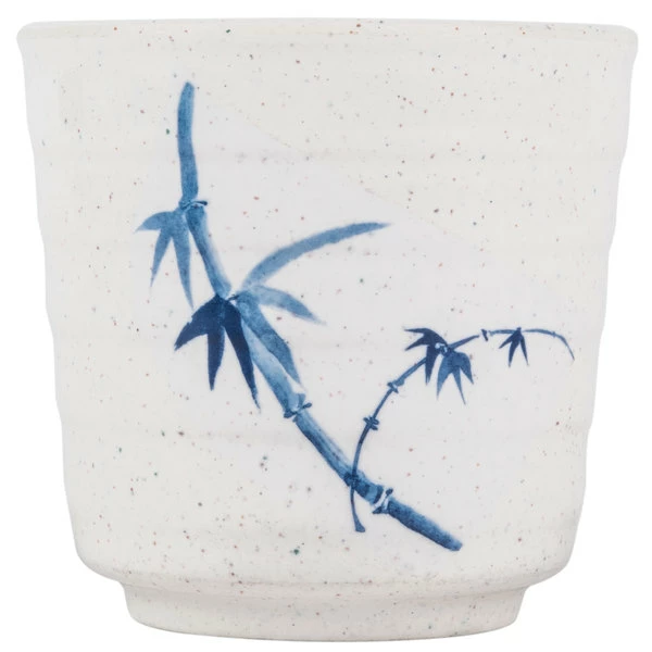 Thunder Group 9302BB Blue Bamboo 11 Oz. Melamine Tea Cup - 12/Case - Image 2