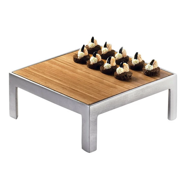 Cal-Mil 1481-10-60 Bamboo 10" Square Tray - Image 2