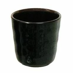 Thunder Group 9753TM Tenmoku Black 8 Oz. Melamine Mug - 12/Case