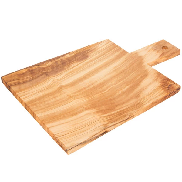 American Metalcraft OWB149 14" X 9" Olive Wood Serving Board - Image 3