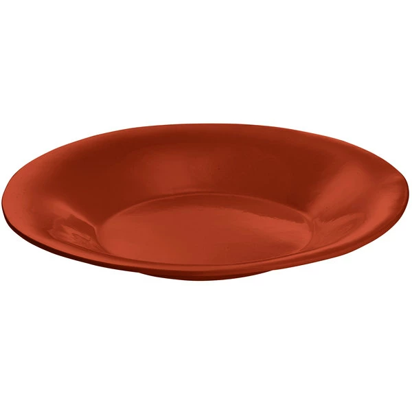 Tablecraft Professional Bakeware Tablecraft CW12020CP 22" Copper Cast Aluminum 5 Qt. Wide Rim Round Platter - Image 2