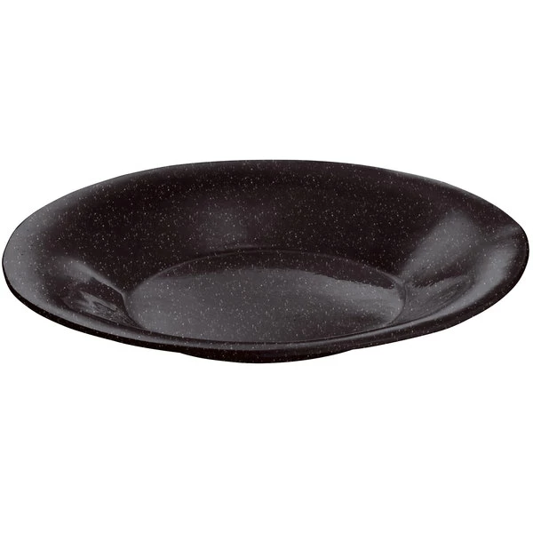 Tablecraft Professional Bakeware Tablecraft CW12020MS 22" Midnight Speckle Cast Aluminum 5 Qt. Wide Rim Round Platter - Image 2
