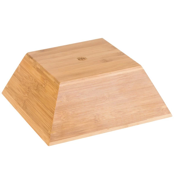 American Metalcraft BAM124 Square Bamboo Bowl - 12" X 4 1/2" - Image 3