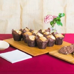 American Metalcraft BAM141 Square Bamboo Platter - 14 3/8" X 14 3/8"