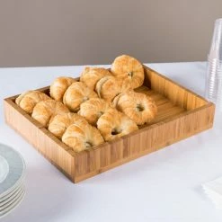 Cal-Mil 1339-60 Bamboo 16" X 11" Display Tray